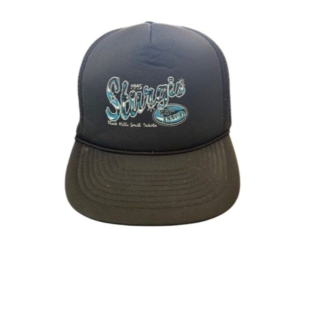 1995 Sturgis Black Hills South Dakota Mesh Trucker Hat‎ Adjustable Snapback